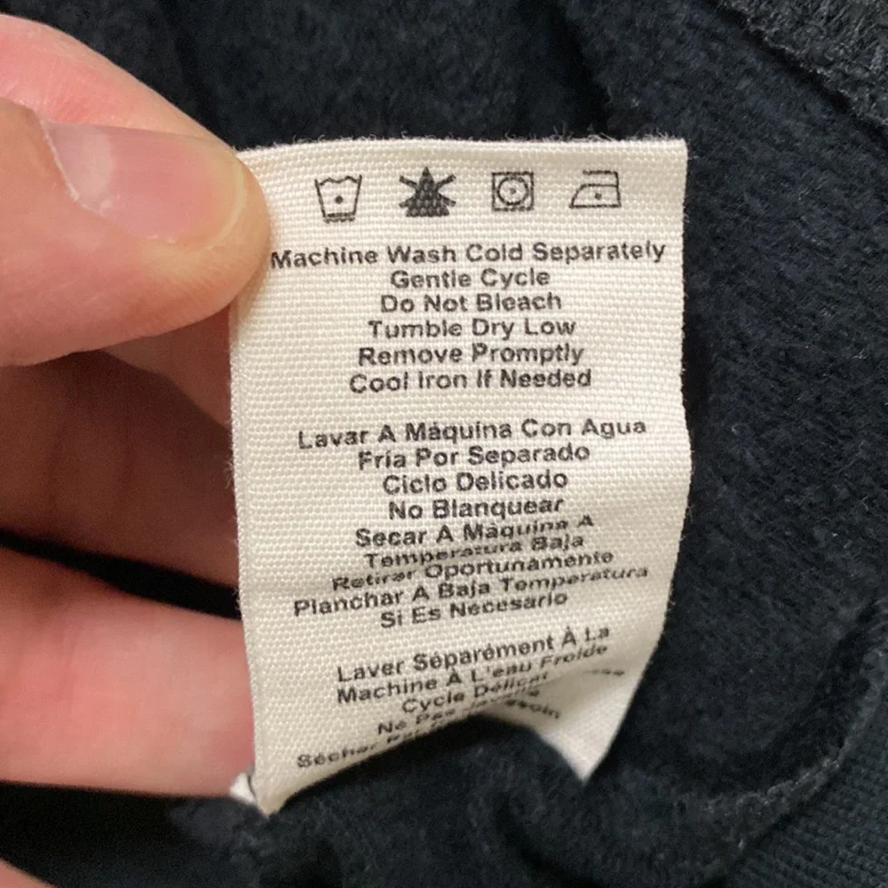 Ugg black cowl neck top with drawstring - Picture 7 of 7